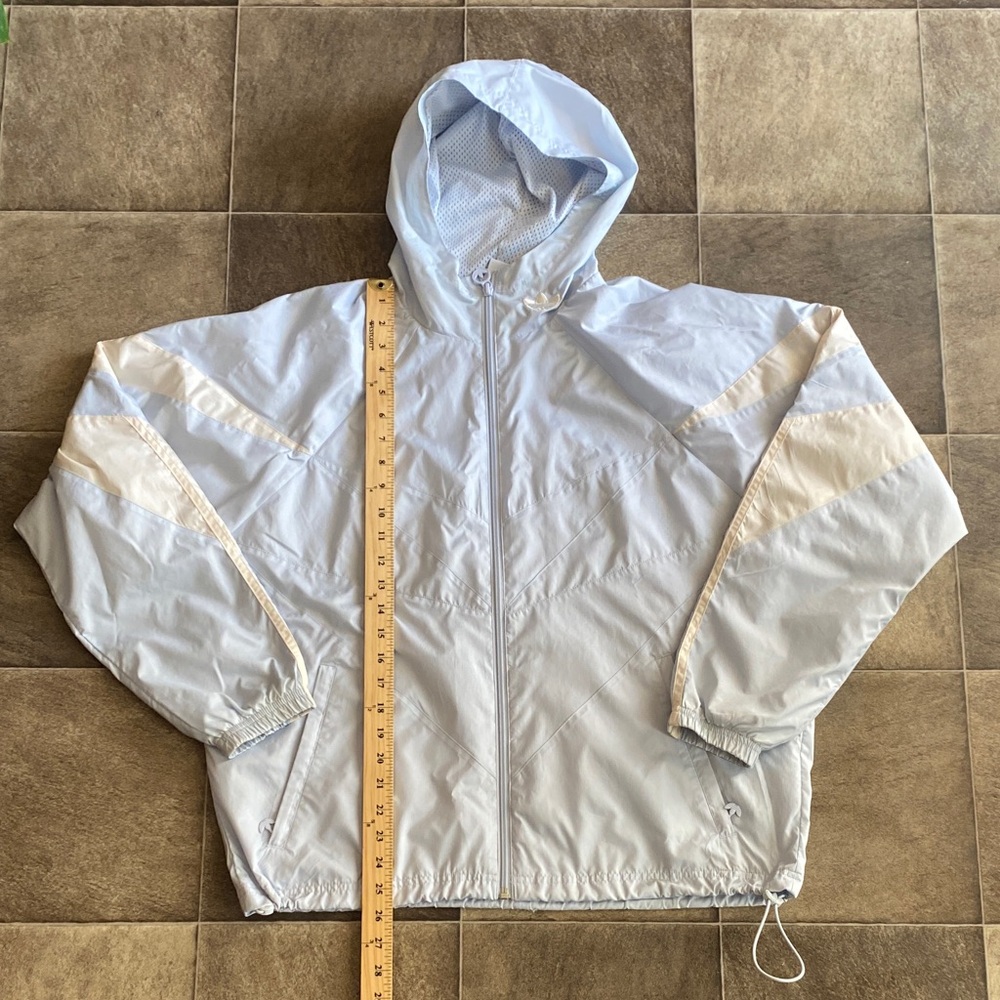 adidas Light Blue Hooded Jacket